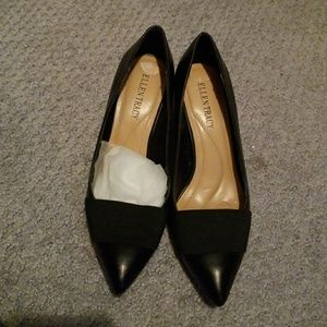 Black pointed Ellen Tracey shoes